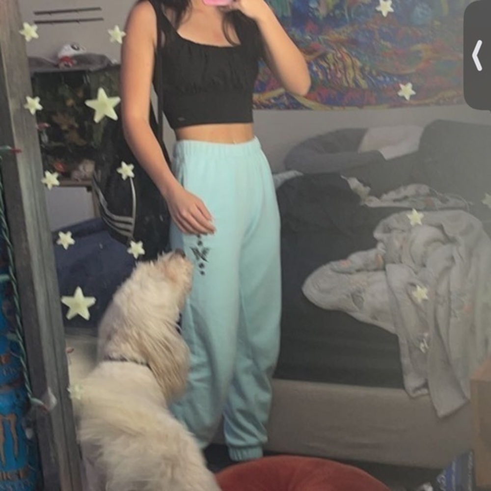 Blue joggers